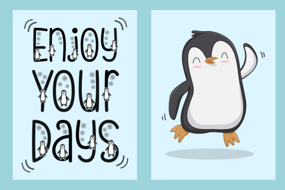 Alaska Penguin Font - Preview 2