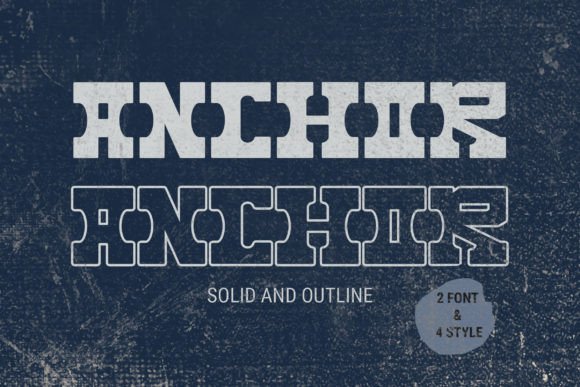 Anchor Font - Preview 1