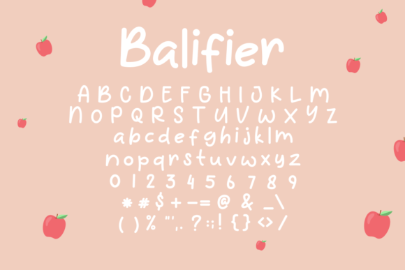 Balifier Font - Preview 2