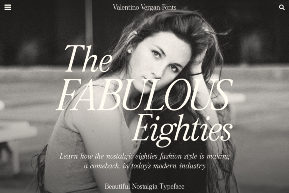 Beautiful Nostalgia Font - Preview 1