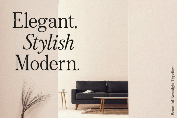 Beautiful Nostalgia Font - Preview 2
