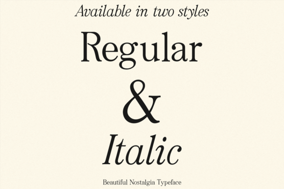 Beautiful Nostalgia Font - Preview 4
