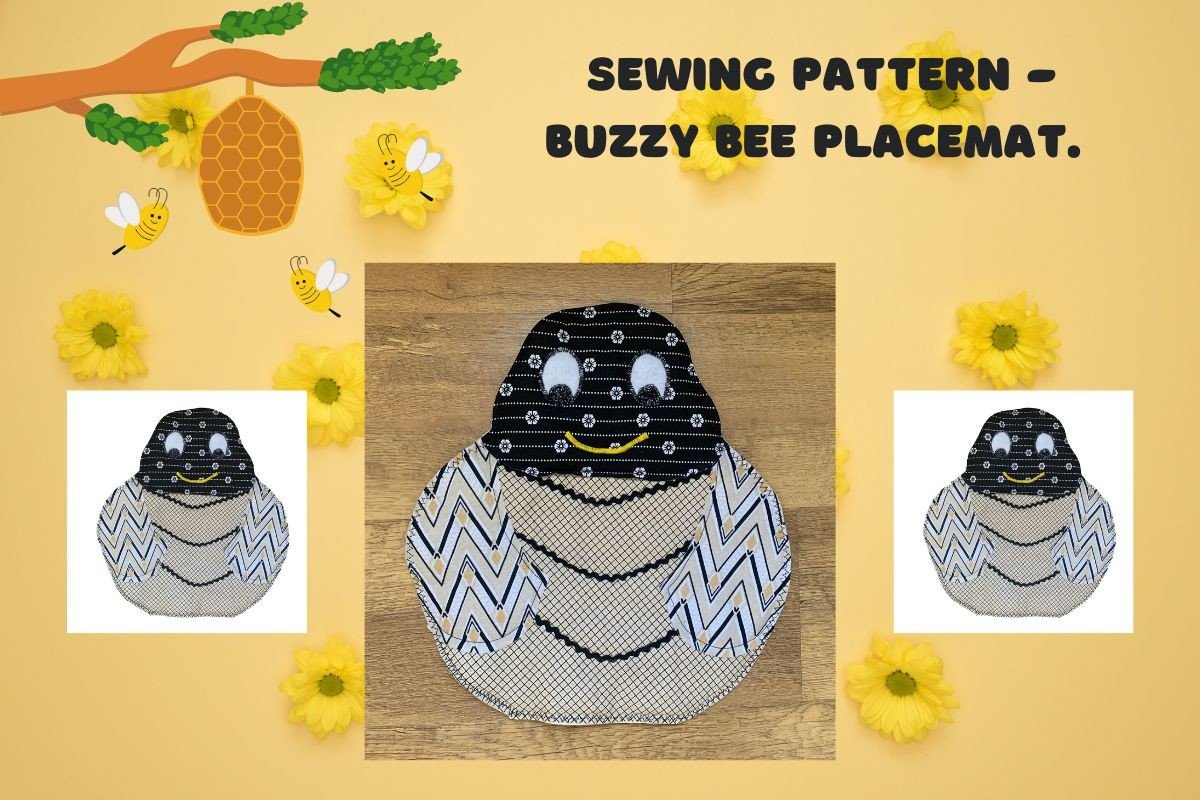Bee Placemat Sewing Pattern