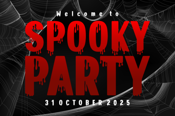 Bloody Pumpkin Font PNG with transparent background - Preview 2