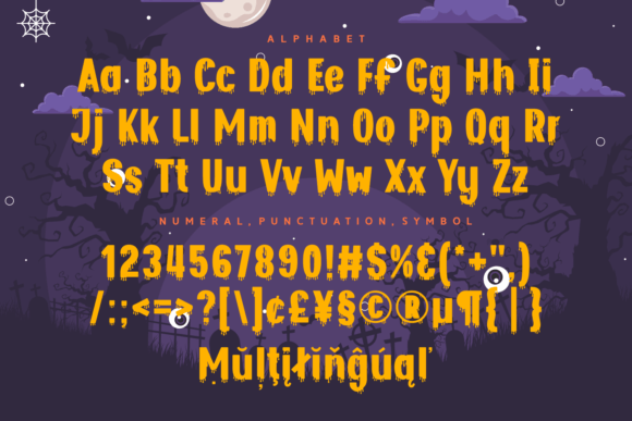 Bloody Pumpkin Font - Preview 5
