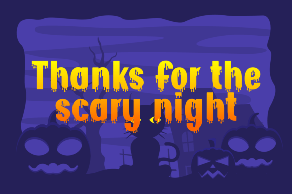 Bloody Pumpkin Font - Preview 6
