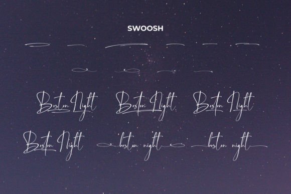Boston Night Font - Preview 6