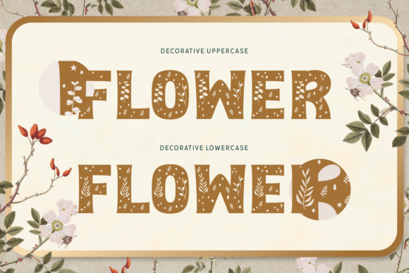 Botanic Floral Garden Font - Preview 3