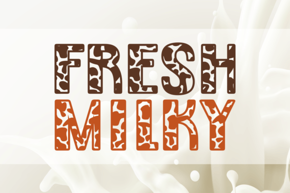 Brown Milkies Font - Preview 1