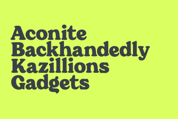 Chinook Font - Preview 1