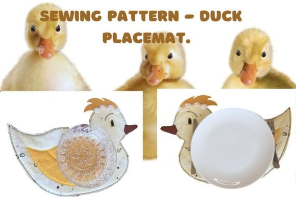 Duck Place Mat Easy Sewing Pattern