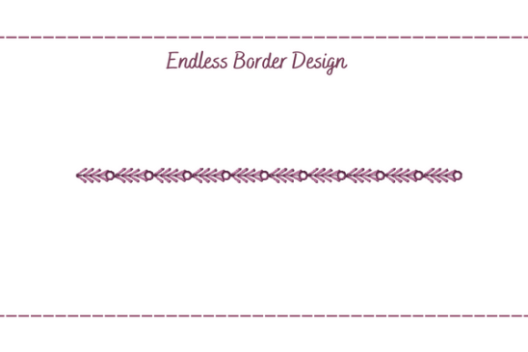 Endless Floral Border