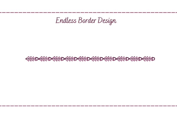 Endless Floral Border