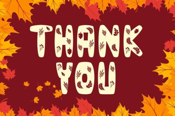 Fall Font - Preview 4