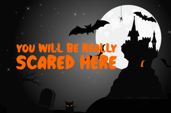 Feeling Scared Font - Preview 1
