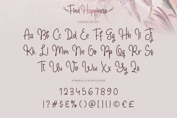 Find Happiness Font - Preview 3