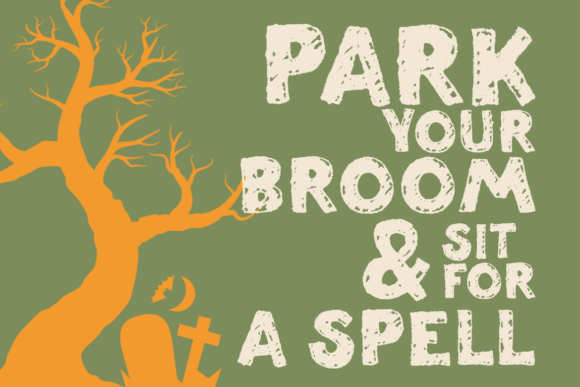 Freaky Witches Font PNG with transparent background - Preview 1