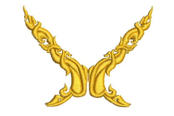 Golden Galae the Symbol of Northern Thai