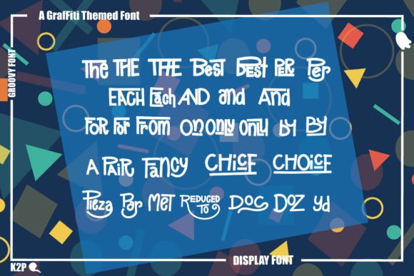 Groovy Chubby Font - Preview 6