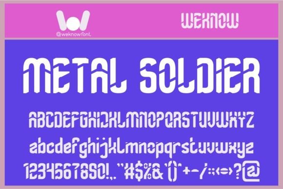 Human Graphic Font PNG with transparent background - Preview 3