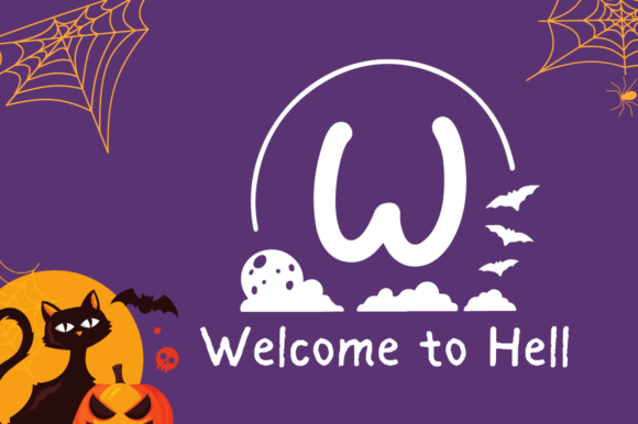 Nocturnal Halloween Monogram Font PNG with transparent background - Preview 1