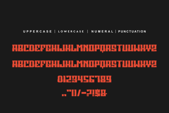 Norvesa Font PNG with transparent background - Preview 3