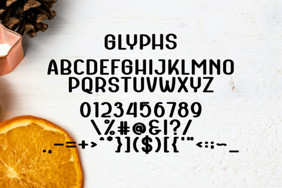 Orheka Christmas Font PNG with transparent background - Preview 2