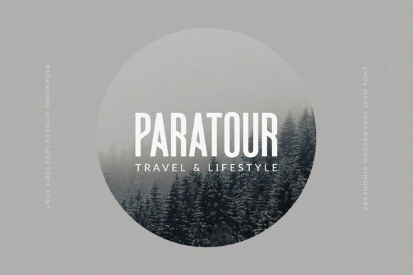 Paranomik Font PNG with transparent background - Preview 3