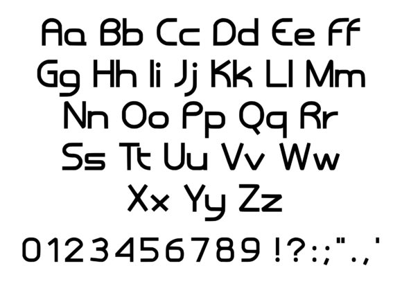 Pioneer Font PNG with transparent background - Preview 4