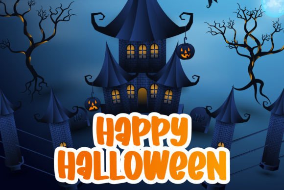 Retro Mansion Font PNG with transparent background - Preview 1