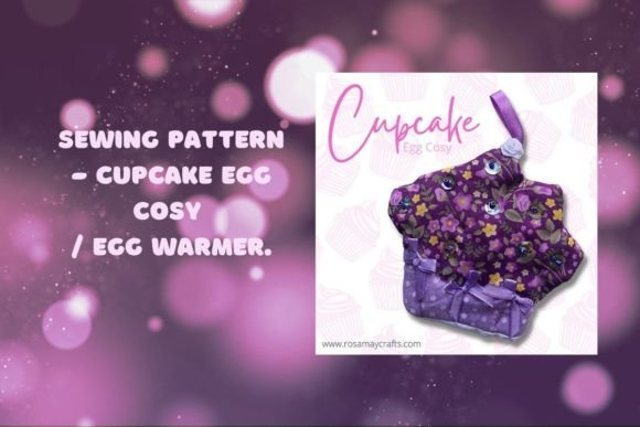 Sewing Cupcake Egg Cosy PDF Pattern