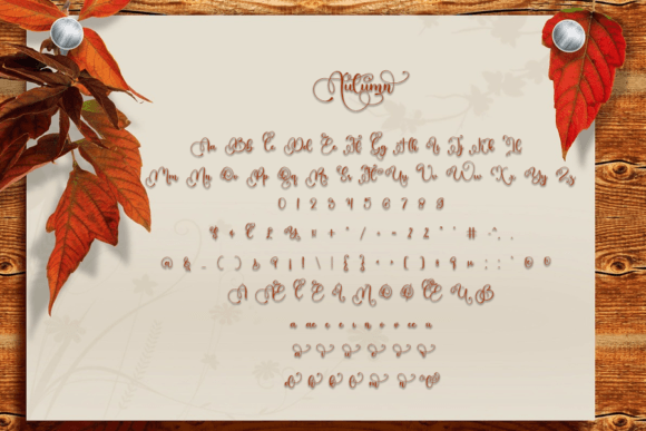 Autumn Font - Preview 4