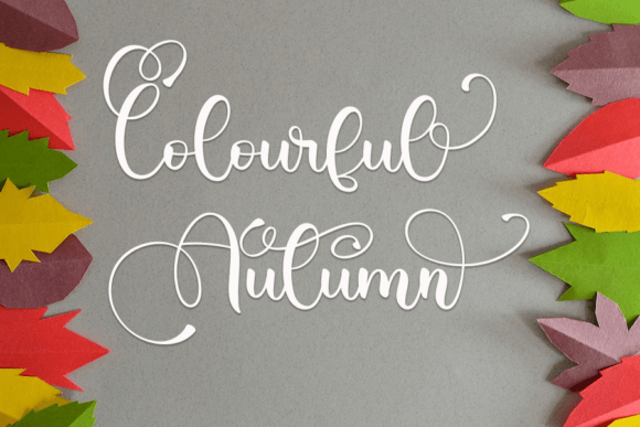 Autumn Font - Preview 5