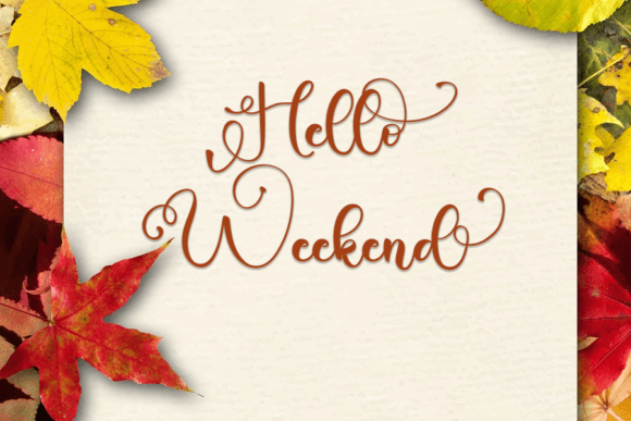 Autumn Font - Preview 6