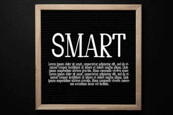 Black Line Font - Preview 3