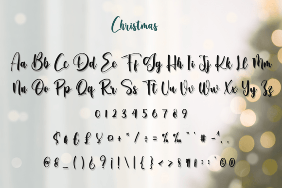 Christmas Font - Preview 4
