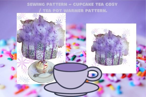 Cupcake Tea Pot Cover Easy Sewing PDF, T