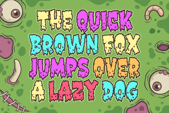 Dirty Zombie Font - Preview 1