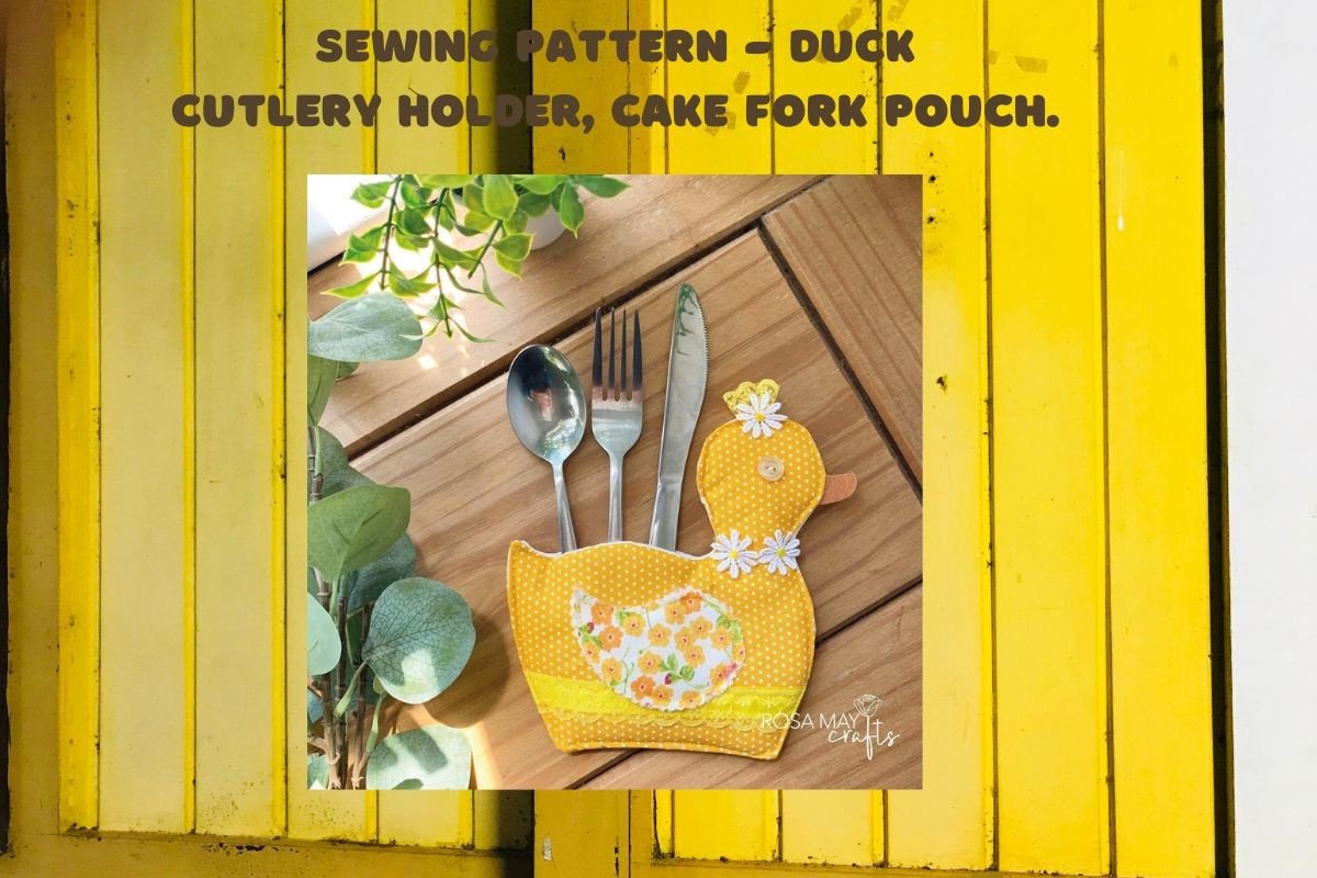 Duck Cutlery Holder Sewing PDF Pattern