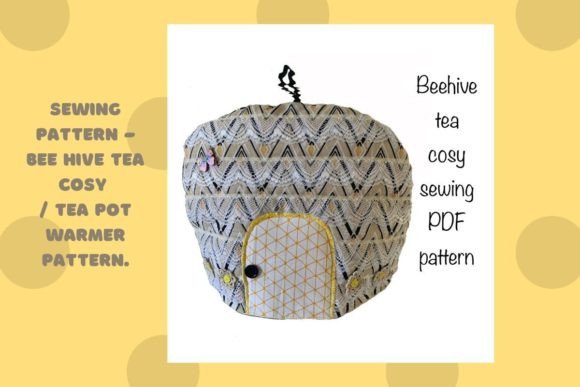 Easy Beehive Sewing Tea Cosy PDF Pattern