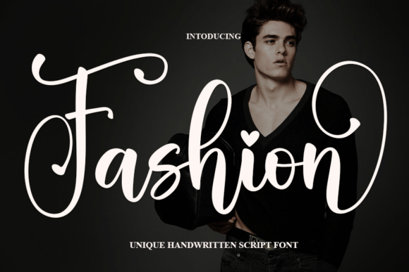 Fashion Font elegant display typeface preview