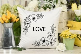 Floral Corner Svg Flower Svg Flowers Svg Graphic by Tadashop Design ...
