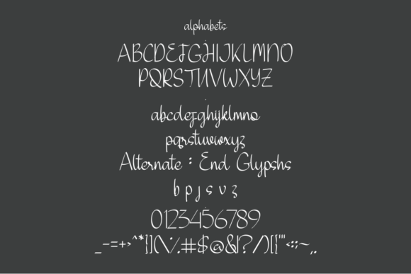 Ghostarica Font - Preview 1