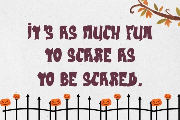 Ghoulish Font - Preview 1