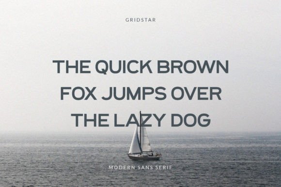Gridstar Font PNG with transparent background - Preview 1
