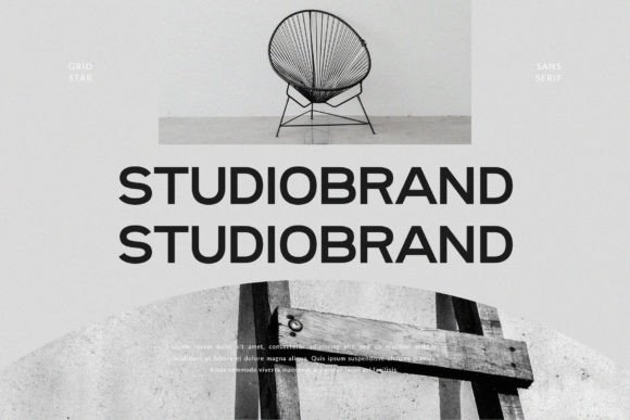 Gridstar Font PNG with transparent background - Preview 4