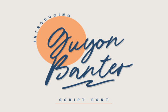 Guyon Banter Fonts