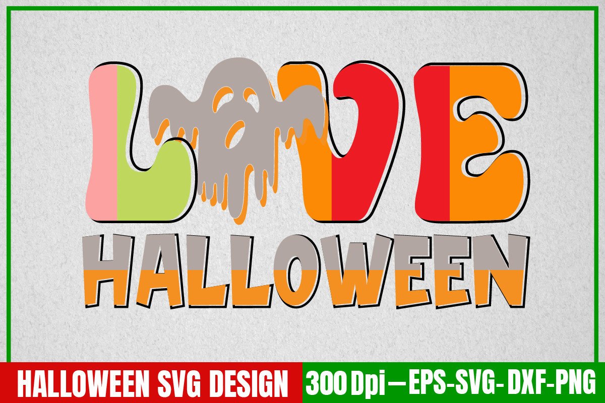 Halloween Svg Design Love Halloween Graphic by Creative Design ...