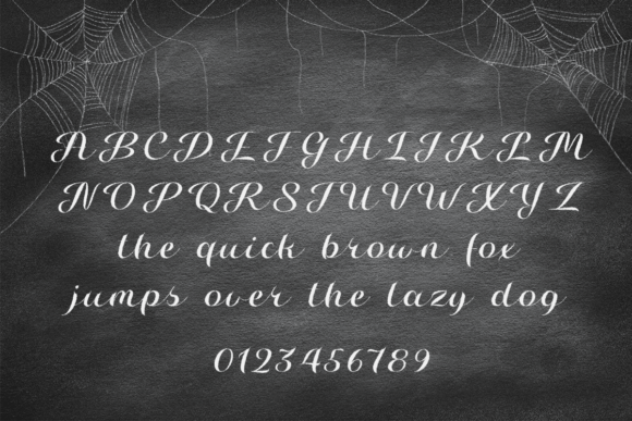Halloween in Autumn Font PNG with transparent background - Preview 1