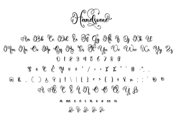 Handsome Font - Preview 6